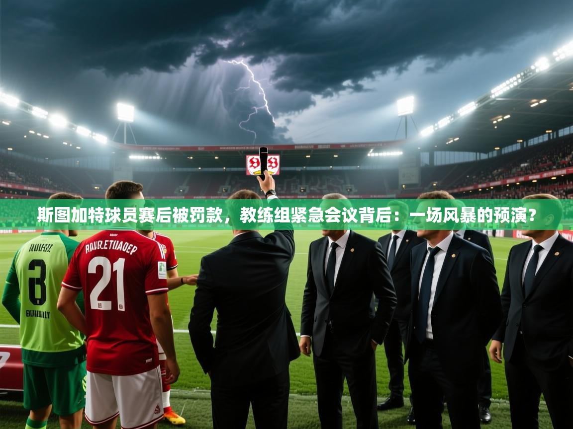 斯图加特球员赛后被罚款，教练组紧急会议背后：一场风暴的预演？  第2张